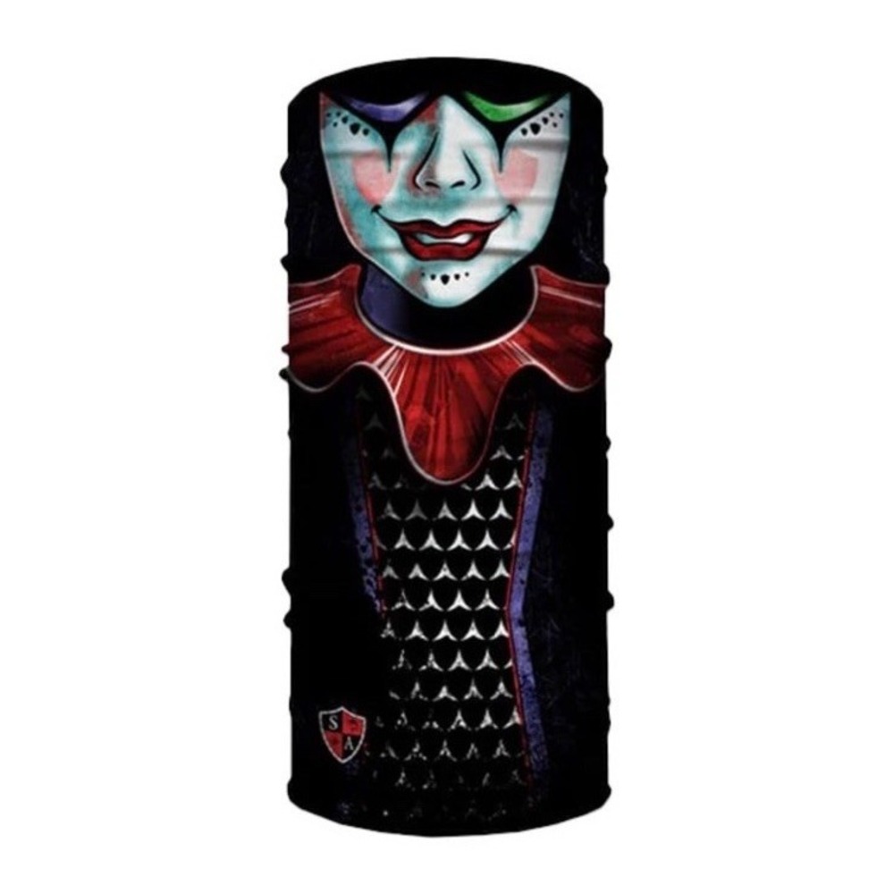 Clown Face Neck Gaiter Face Shield SA Fishing Bandana Mask Balaclava Black - Picture 4 of 6
